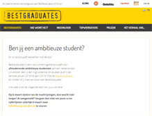 Tablet Screenshot of bestgraduates.nl